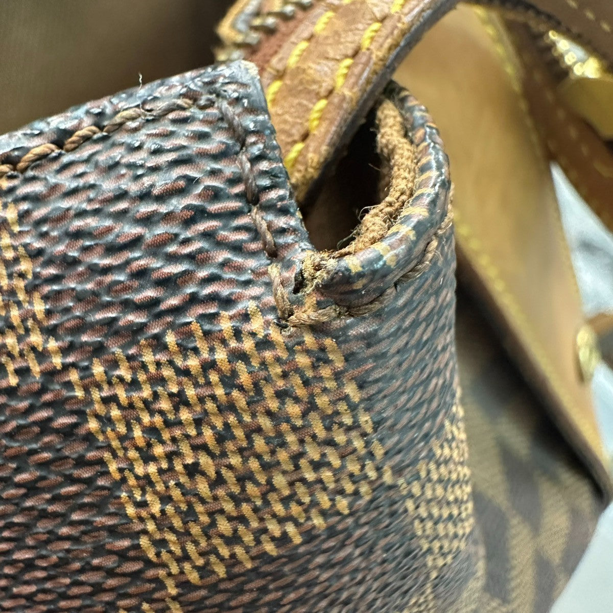 LOUIS VUITTON Columbine Shoulder Bag Damier Ebene Leather N99037 Edition 85CA825