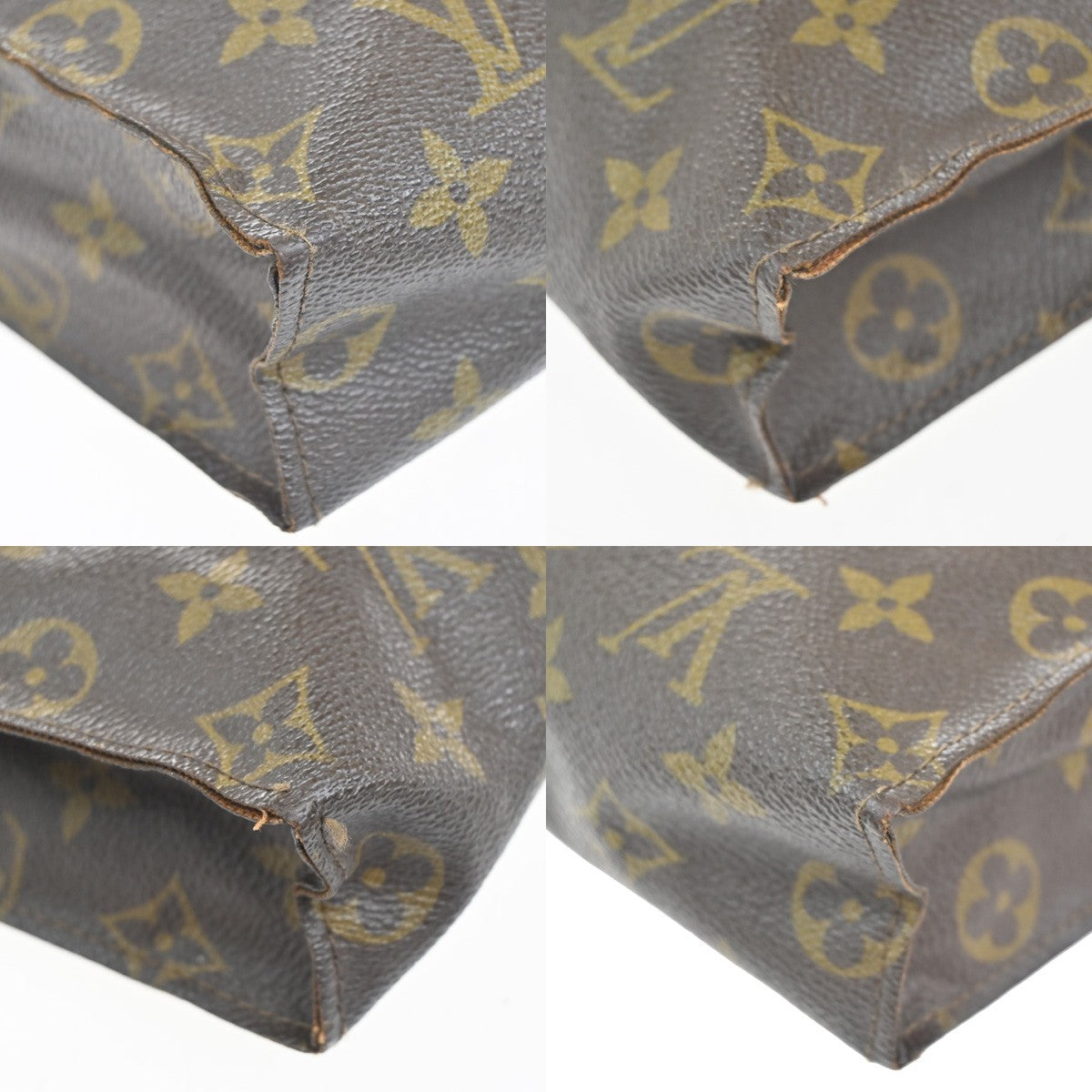 LOUIS VUITTON Poche Toilette 26 Clutch Pouch Bag Monogram Leather M47542 05KC436