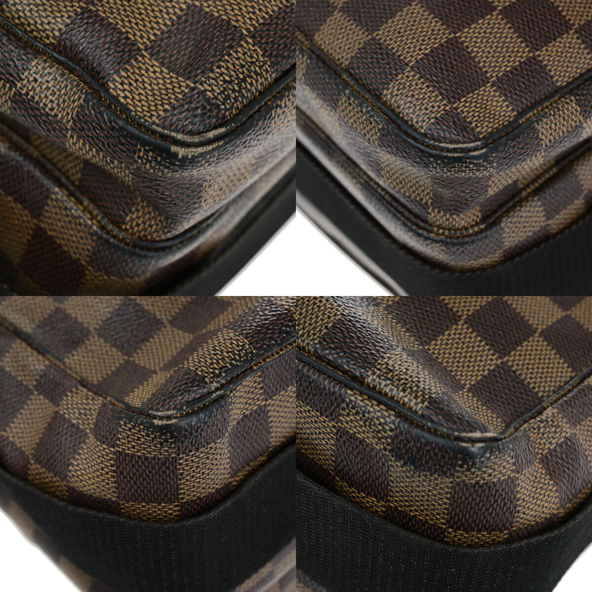 LOUIS VUITTON Broadway Satchel Shoulder Bag Damier Ebene Leather N42270 62YF092