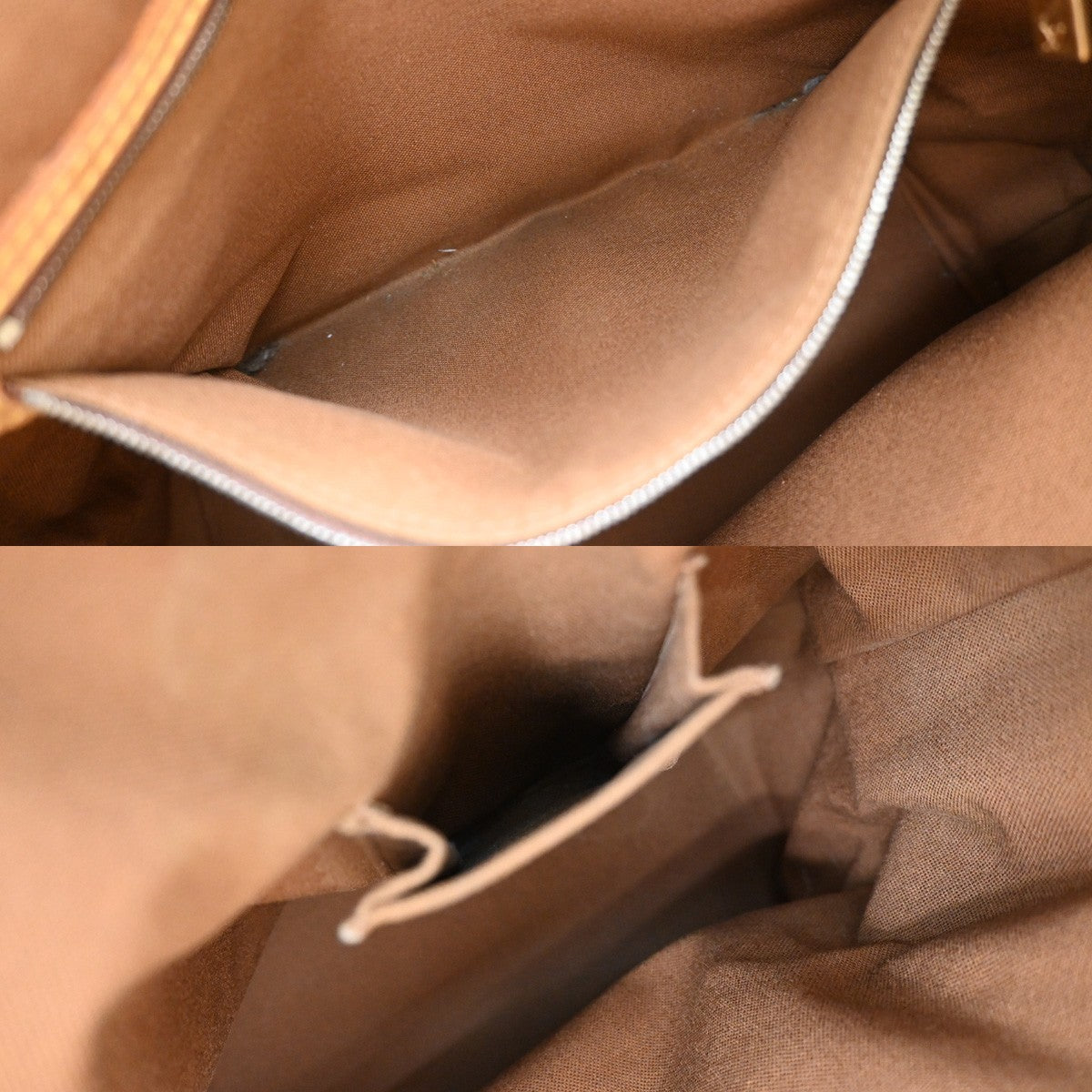 LOUIS VUITTON Cabas Mezzo Shoulder Bag Monogram Leather Brown M51151 82KB425