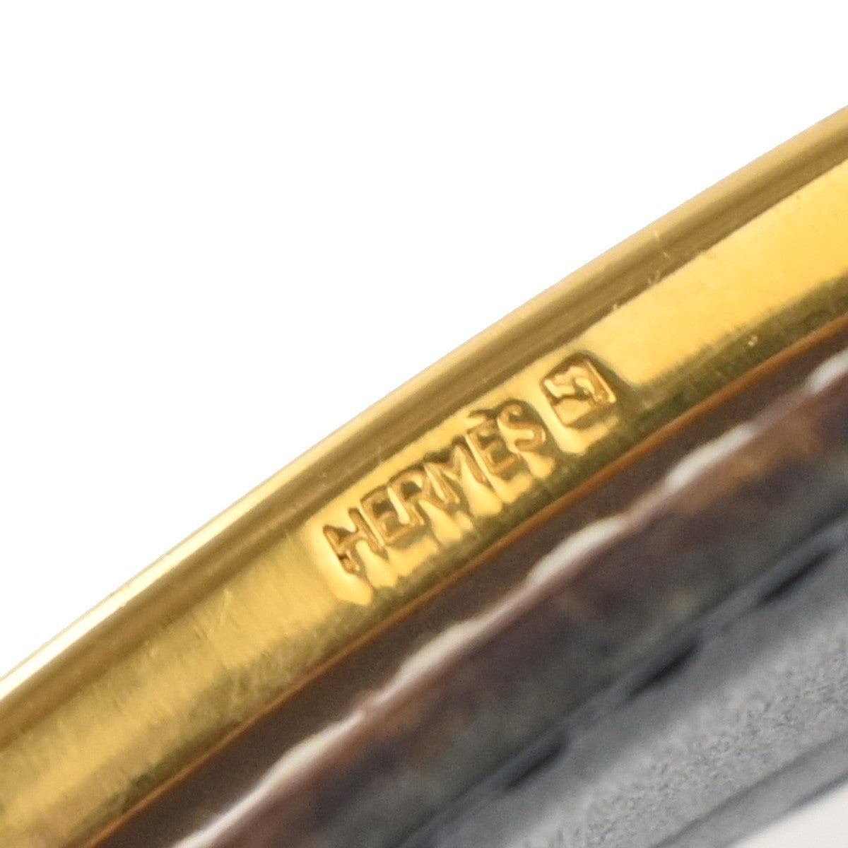 HERMES Logo Constant Reversible Buckle Belt Size 70 Leather Black BN GHW 82RL951
