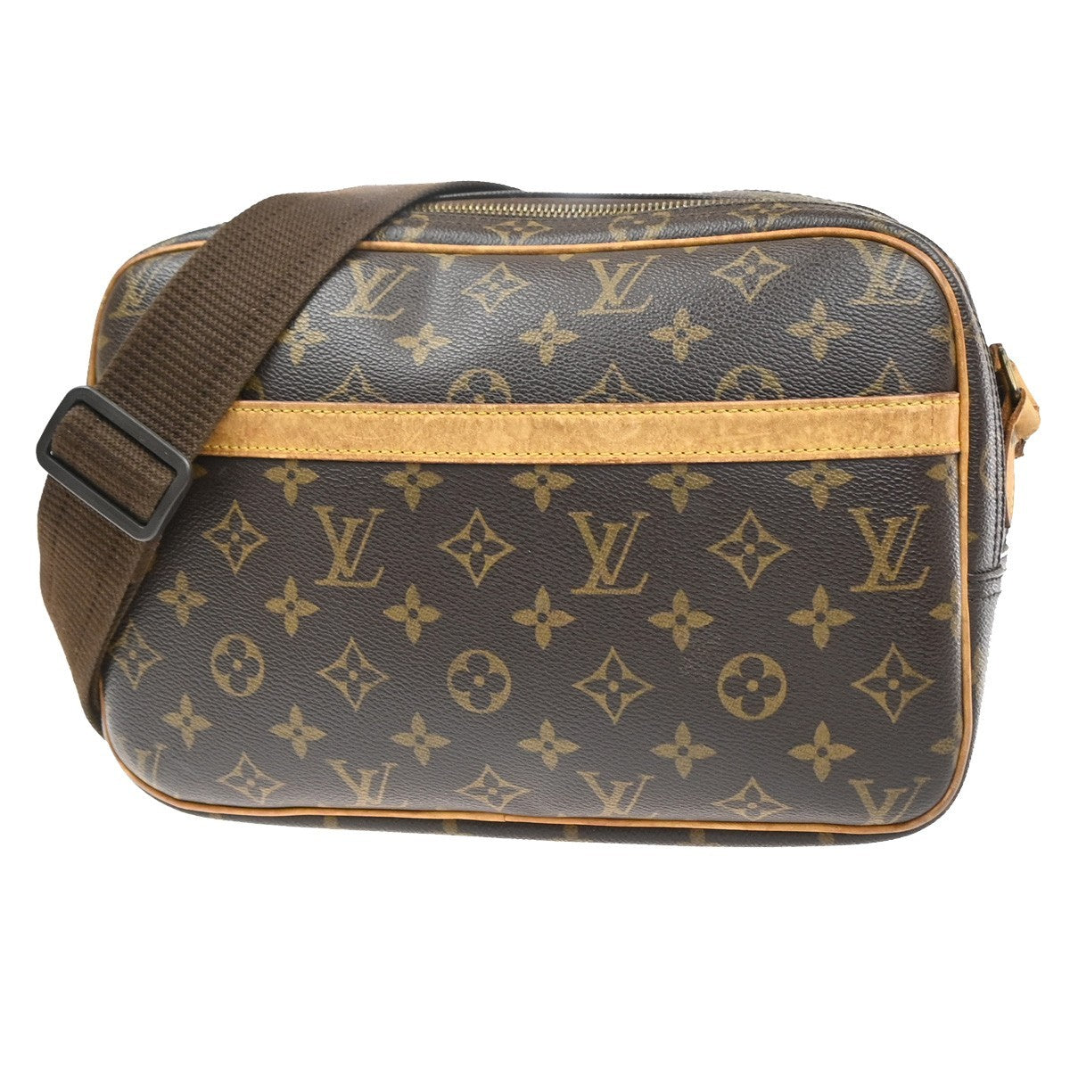 LOUIS VUITTON Reporter Crossbody Shoulder Bag Monogram Leather BN M45254 32MA568