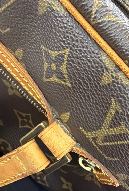 LOUIS VUITTON Cite MM Shoulder Bag Monogram Leather Brown France M51182 18YH989