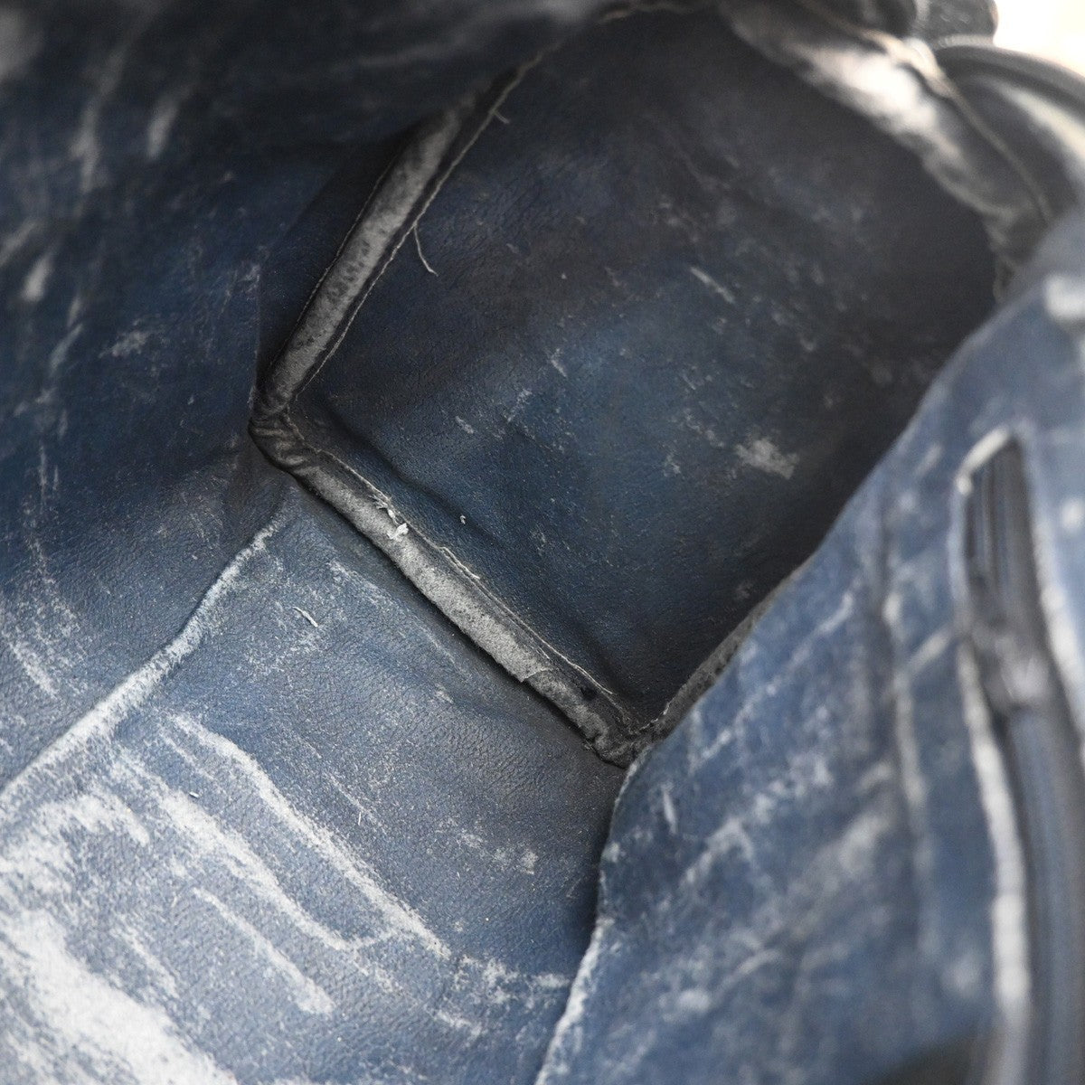 GUCCI GG Pattern Sherry Web Travel Hand Bag PVC Leather Navy Blue Italy 33YJ219