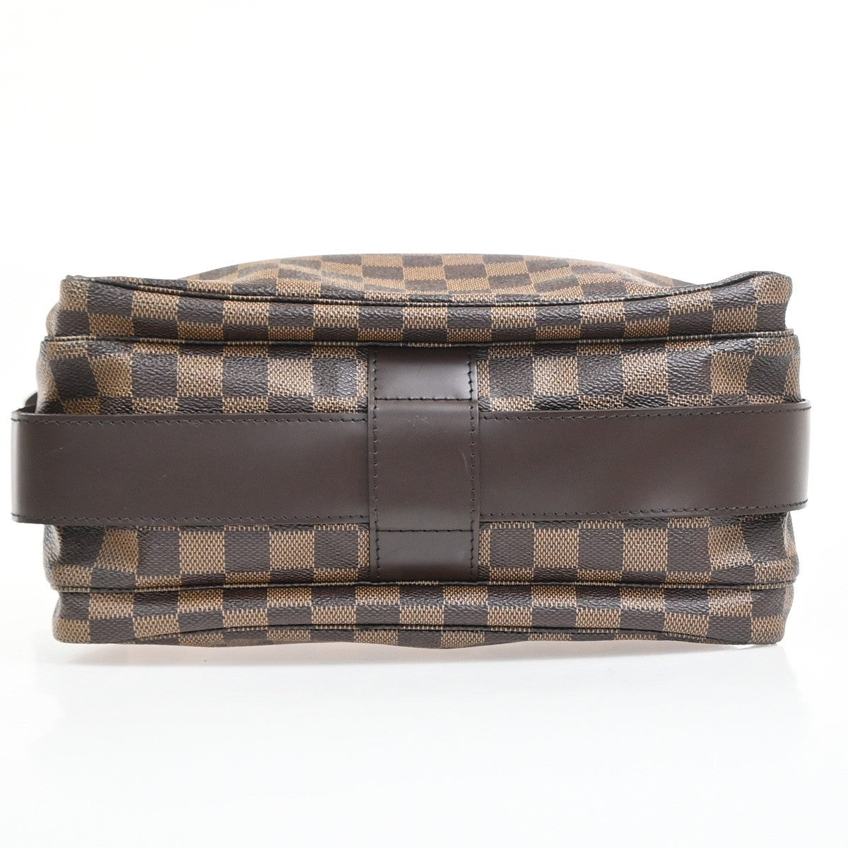 LOUIS VUITTON Naviglio Shoulder Bag Damier Ebene Leather Brown N45255 15YH939