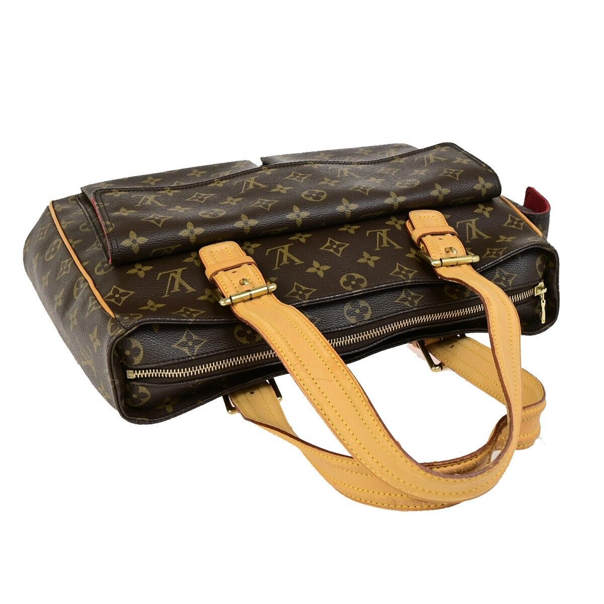 LOUIS VUITTON Multipli Cite Shoulder Bag Monogram Leather Brown M51162 75FB257