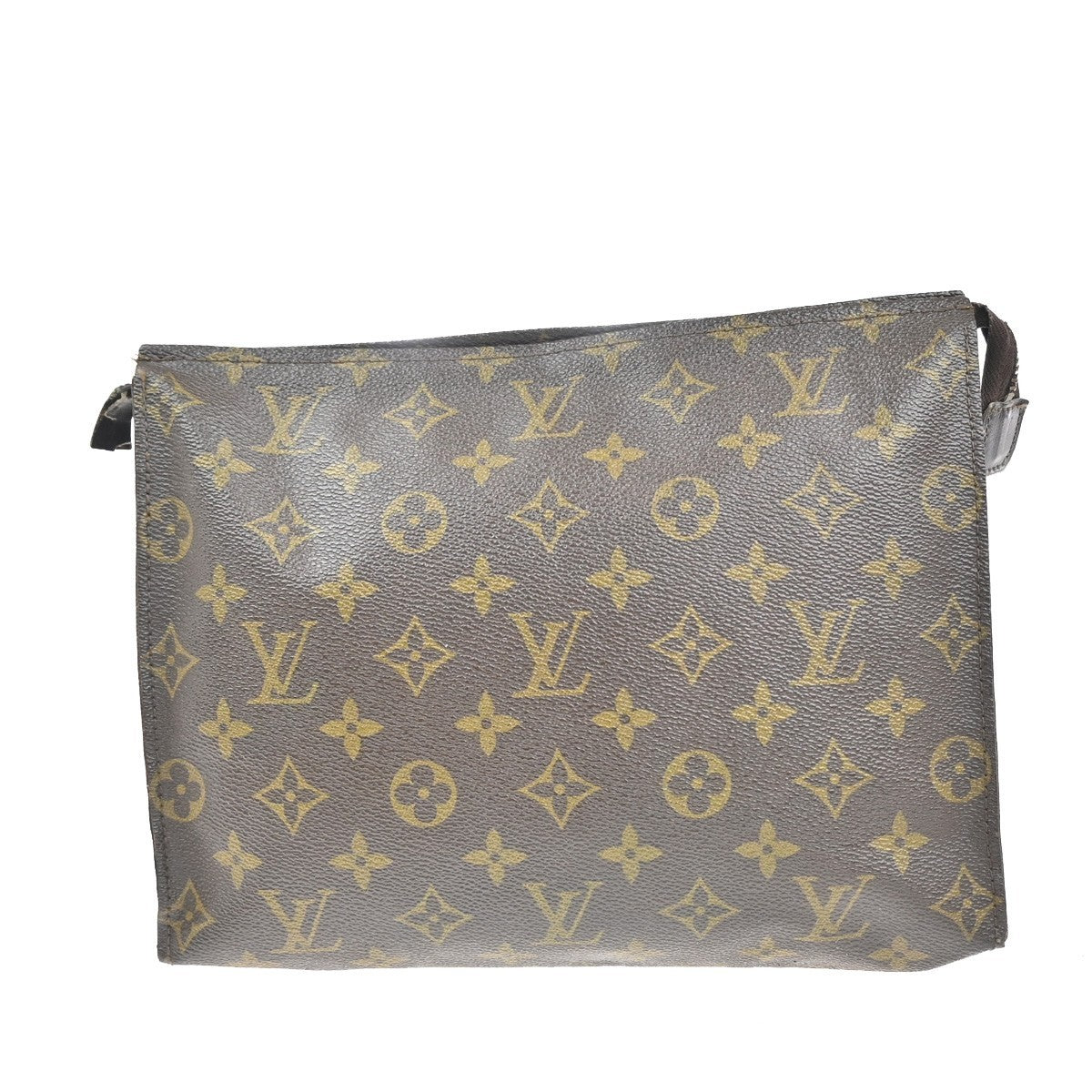 LOUIS VUITTON Poche Toilette 26 Clutch Pouch Bag Monogram Leather M47542 05KC436