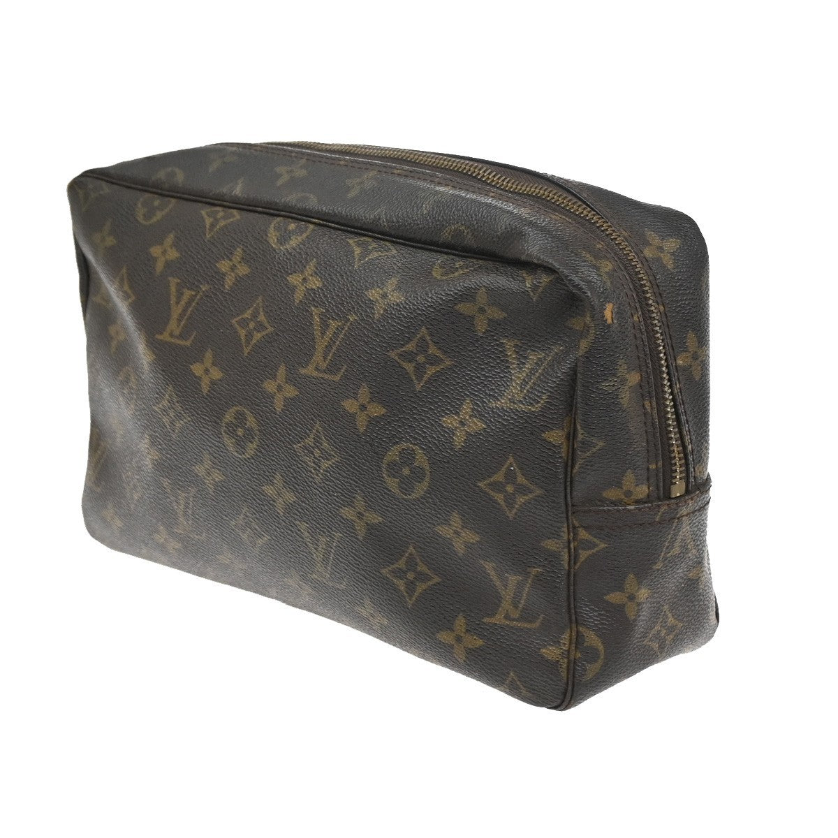 LOUIS VUITTON Trousse Toilette 28 Clutch Hand Bag Monogram Brown M47522 09SA103