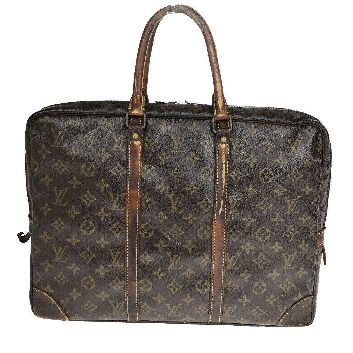 LOUIS VUITTON Porte Documents Voyage Briefcase Hand Bag Monogram M53361 04YF584