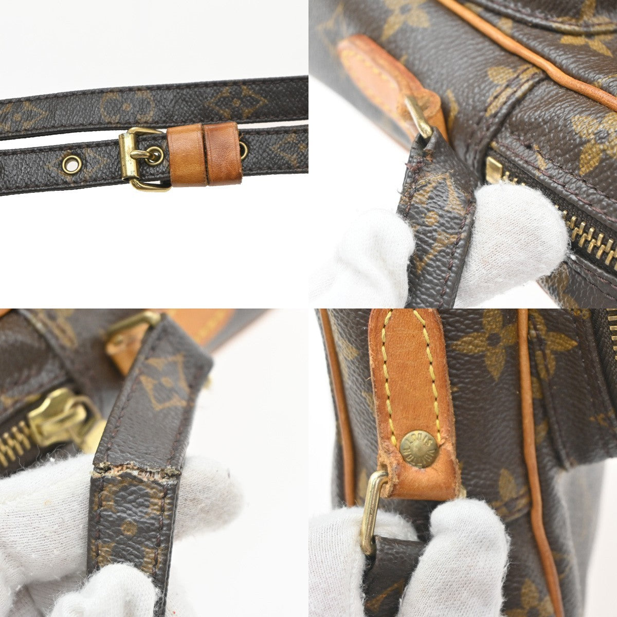 LOUIS VUITTON Amazon Crossbody Shoulder Bag Monogram Leather BN M45236 32PA136