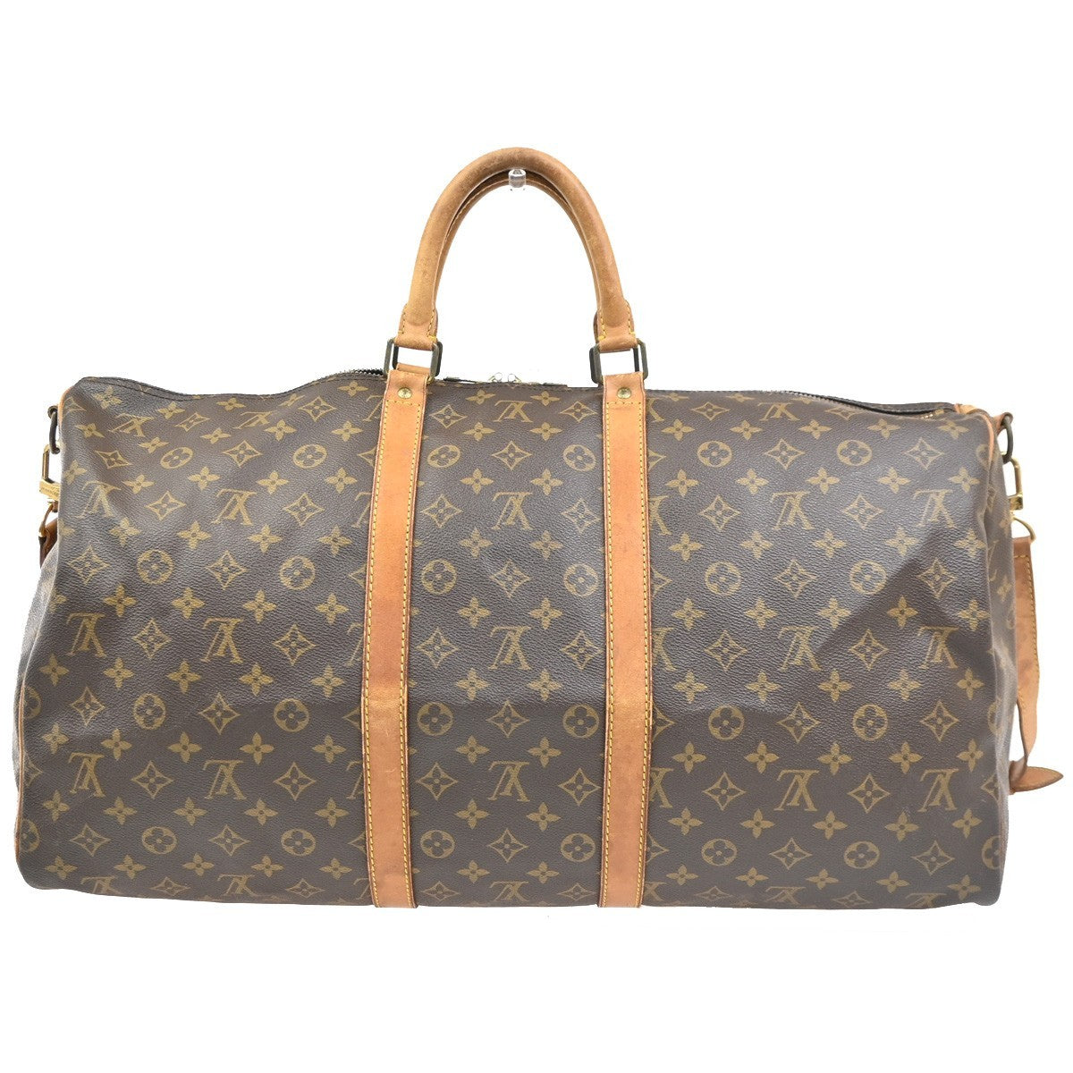 LOUIS VUITTON Keepall Bandouliere 55 2Way Hand Bag Monogram Brown M41414 34PA119
