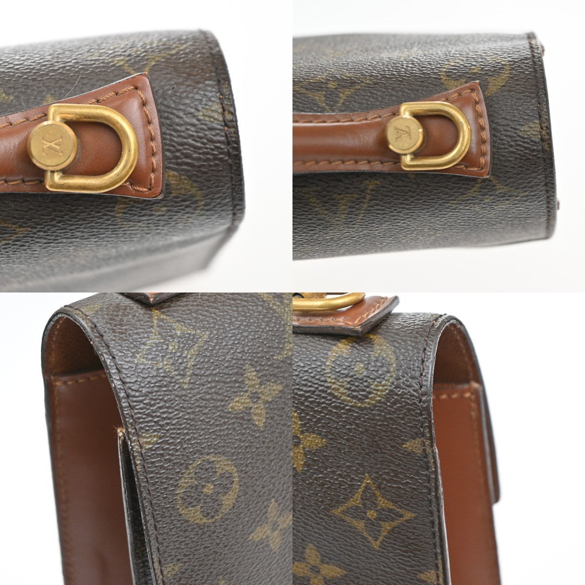 LOUIS VUITTON Monceau 28 2Way Shoulder Hand Bag Monogram Leather M51185 35MA646