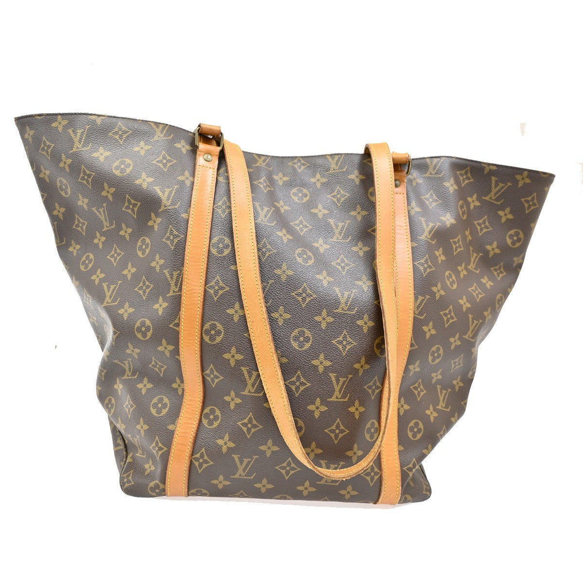 LOUIS VUITTON Sac Shopping GM Shoulder Tote Bag Monogram Leather M51110 32TA016