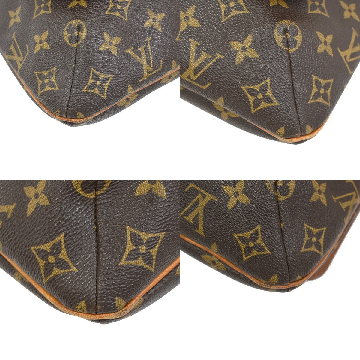 LOUIS VUITTON Musette Shoulder Bag Monogram Leather Brown France M51256 88YJ031