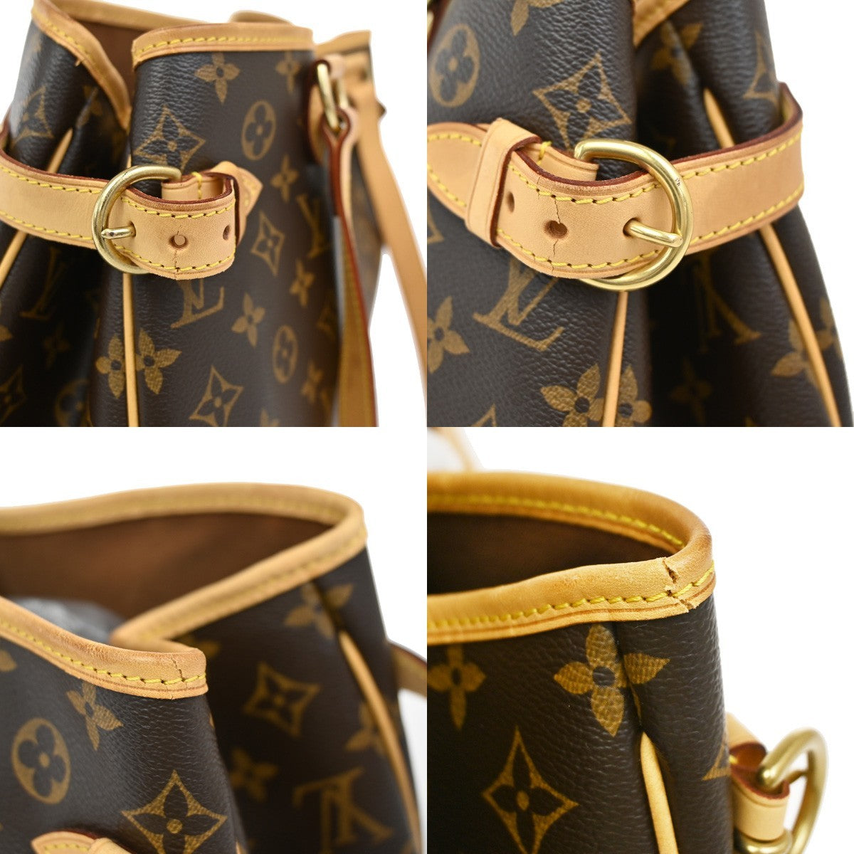 LOUIS VUITTON Batignolles Horizontal Shoulder Bag Monogram Brown M51154 660RF623