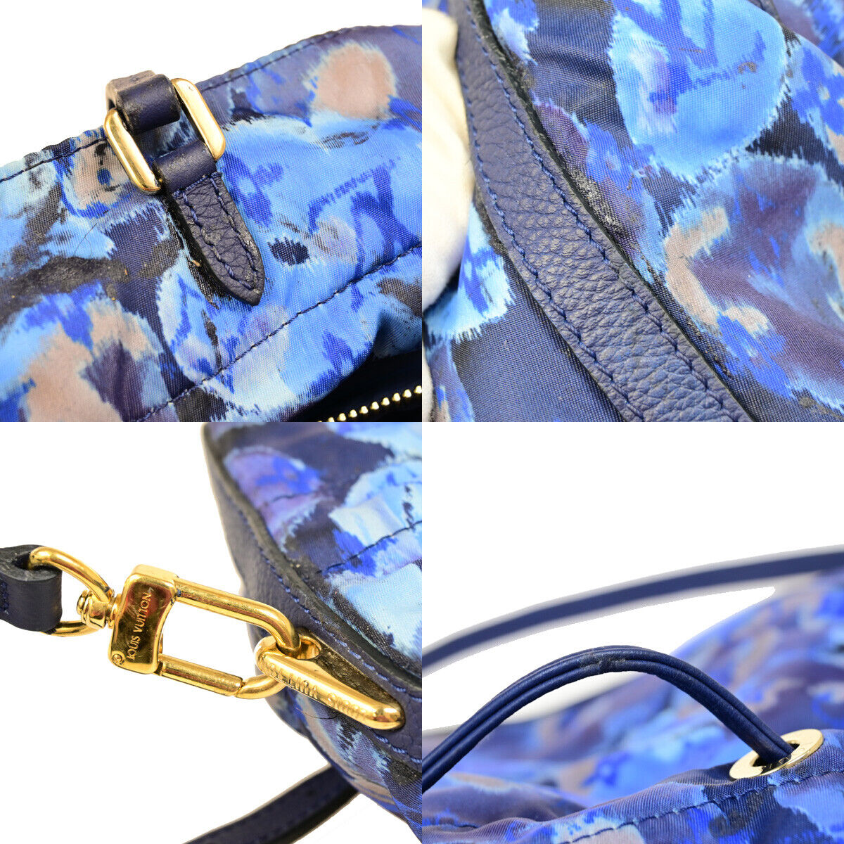 LOUIS VUITTON Noefful MM 2Way Shoulder Bag Monogram Ikat Flower M94312 96YF030