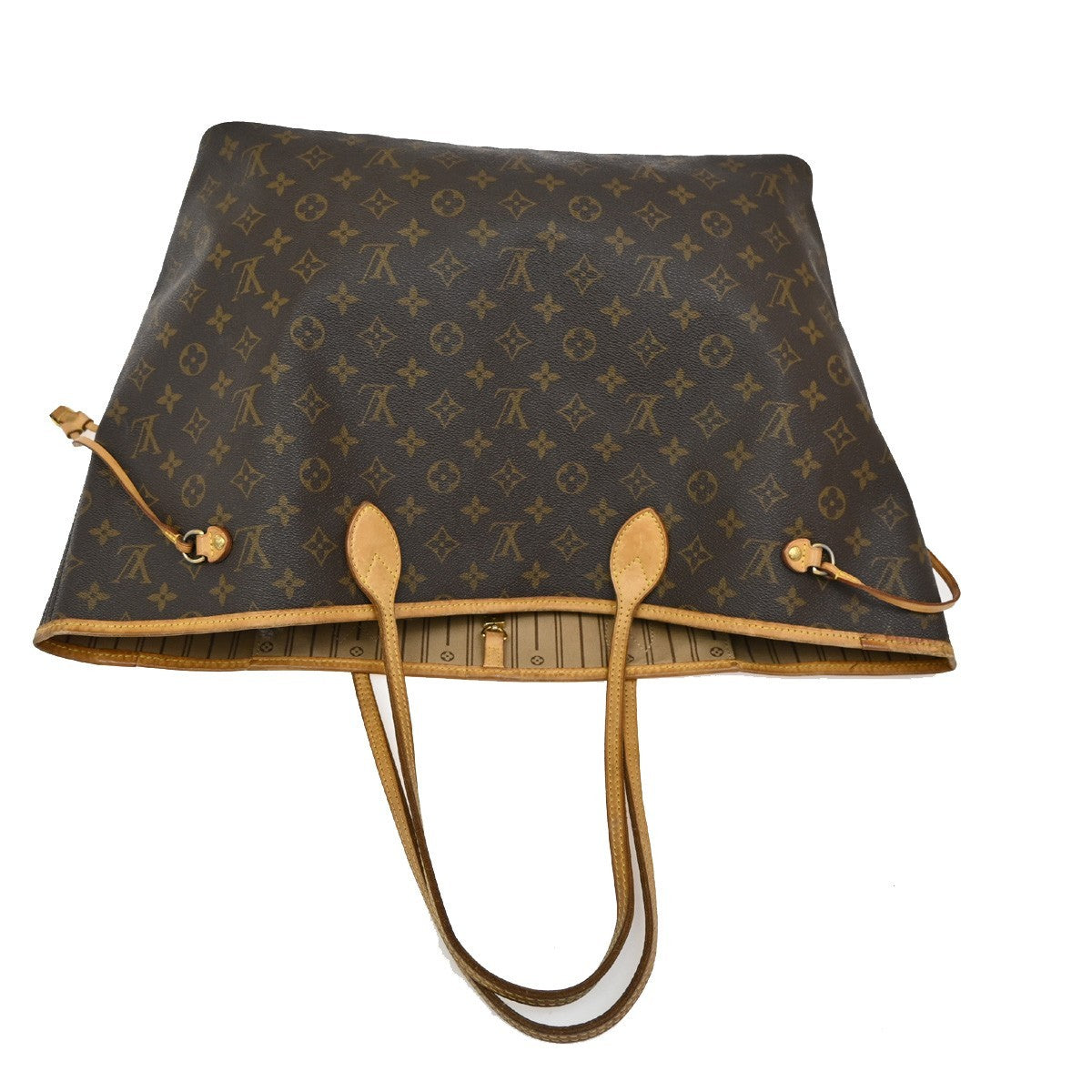 LOUIS VUITTON Neverfull GM Shoulder Tote Bag Monogram Leather BN M40157 58TA034