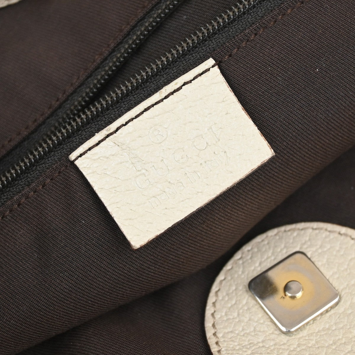 GUCCI GG Pattern Shoulder Tote Bag Canvas Leather Brown GHW Italy 61YH810