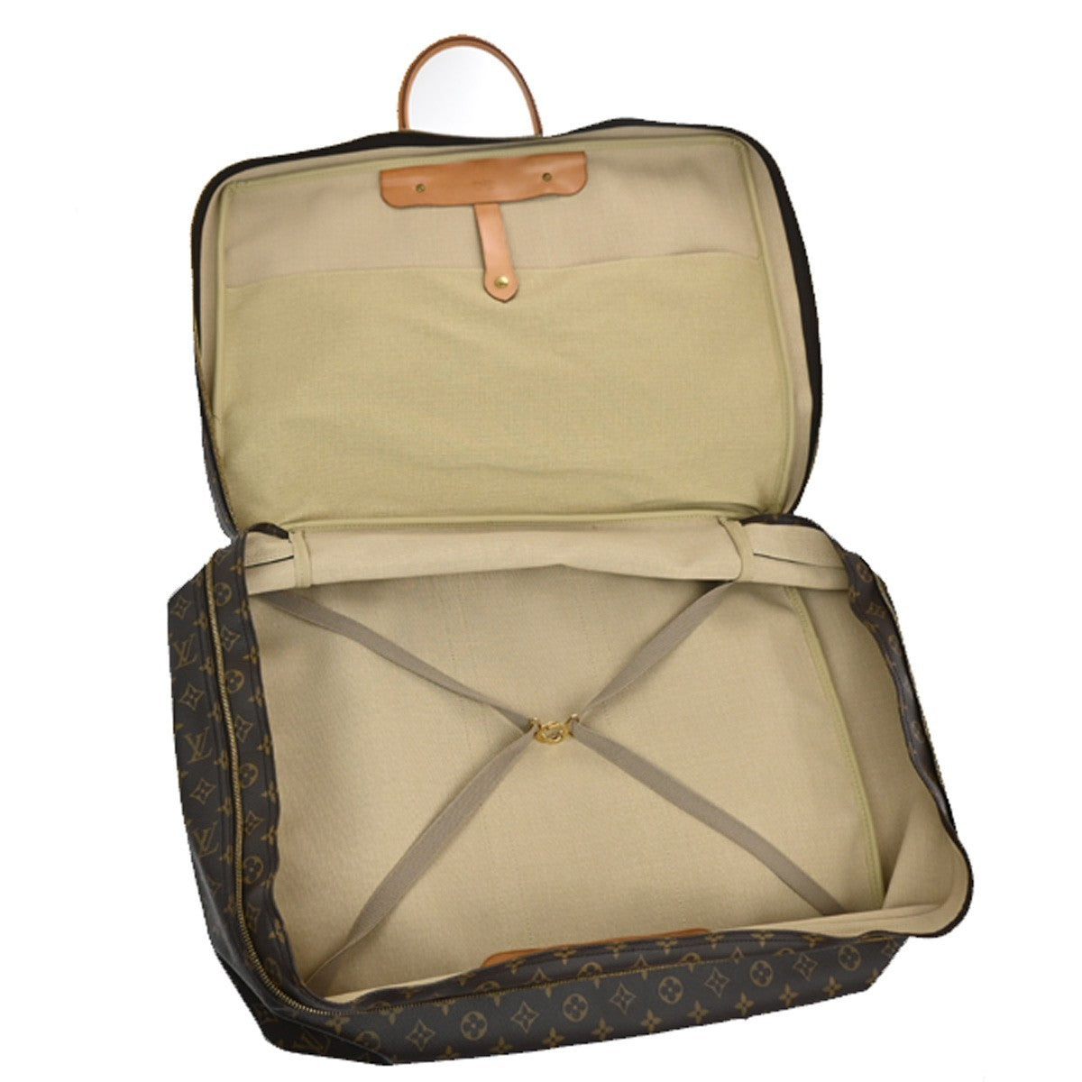 LOUIS VUITTON Sirius 55 Travel Hand Bag Monogram Leather Brown M41404 77CA396