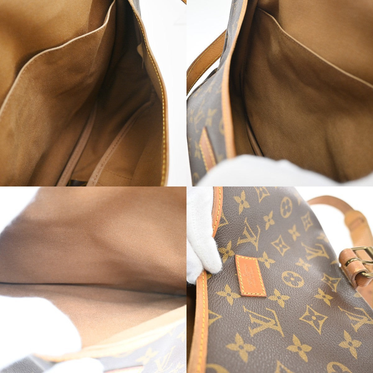 LOUIS VUITTON Saumur 35 Shoulder Bag Monogram Leather BN France M42254 70KC533