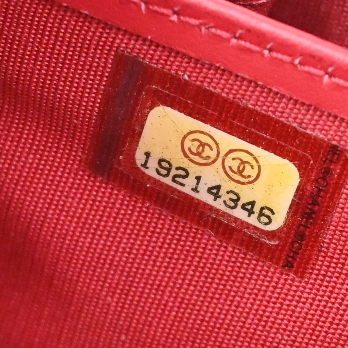 CHANEL CC Logo Zipper Around Wallet Grained Calfskin Leather Red SHW 35YH792