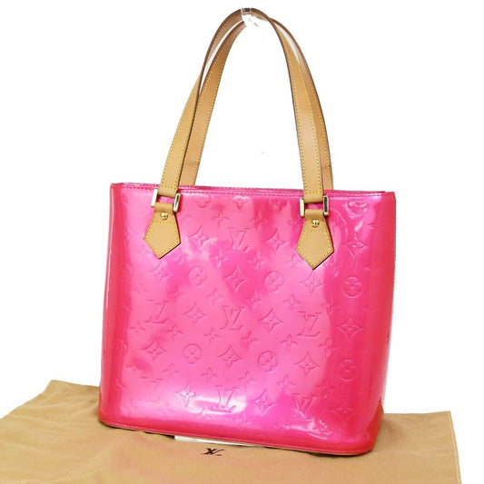 LOUIS VUITTON Houston Shoulder Bag Monogram Vernis Fuchsia Pink M91219 11FB190