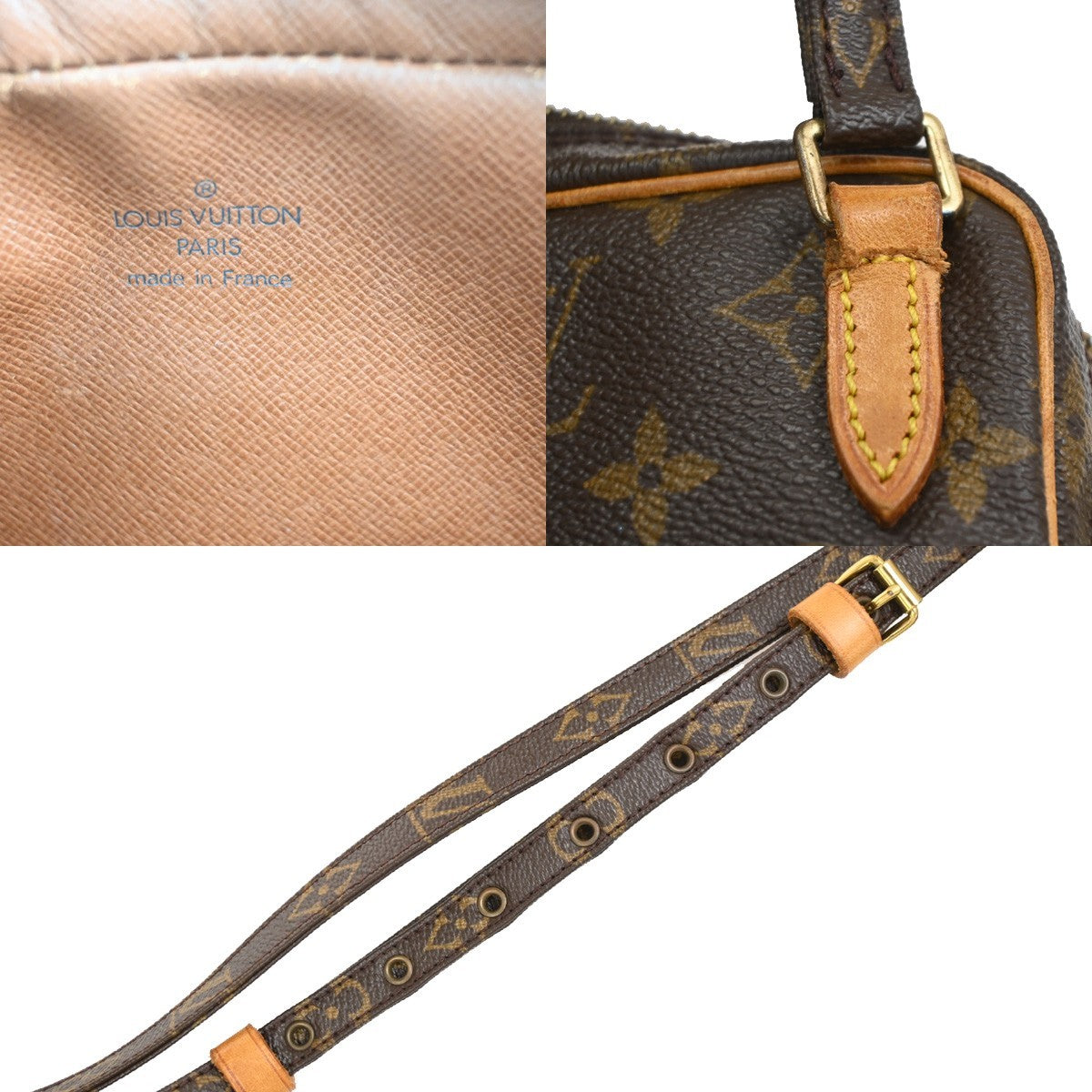 LOUIS VUITTON Marly Bandouliere Shoulder Bag Monogram Leather BN M51828 65PA050