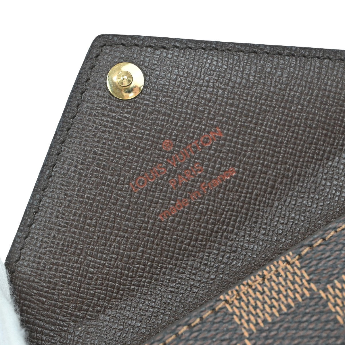 LOUIS VUITTON Portefeuille Origami Compact Wallet Damier Brown N63099 34RF681