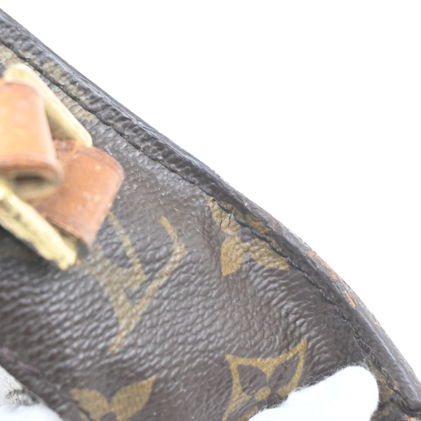 LOUIS VUITTON Mini Saint Cloud Shoulder Bag Monogram Leather BN M51244 38MA657