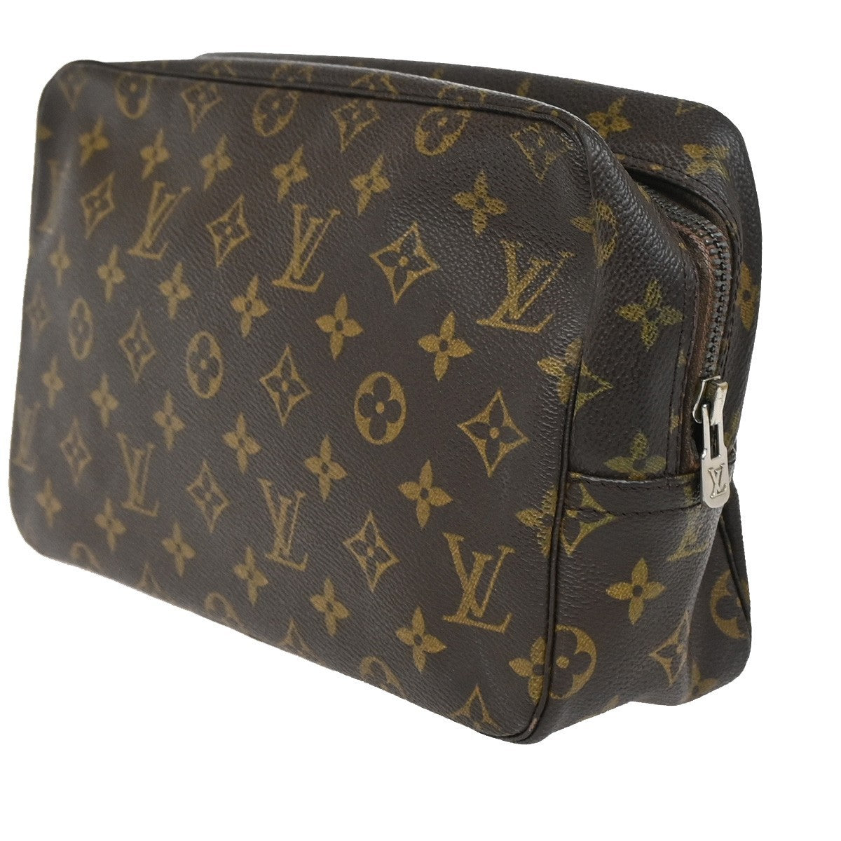 LOUIS VUITTON Trousse Toilette 28 Clutch Hand Bag Monogram Brown M47522 68DA078