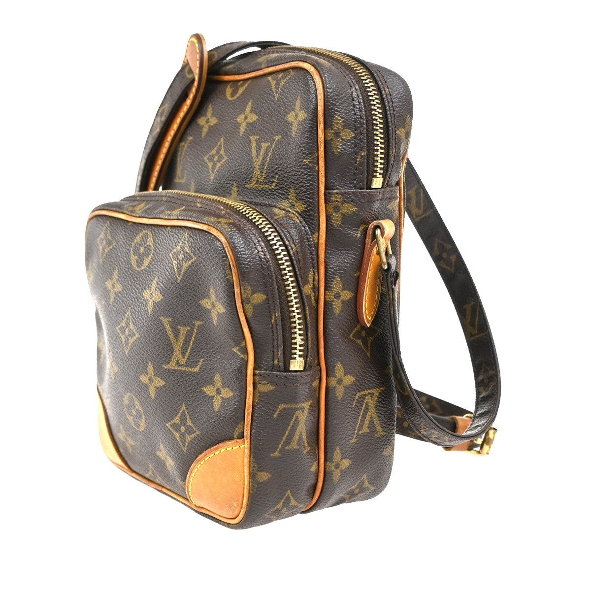 LOUIS VUITTON Amazon Crossbody Shoulder Bag Monogram Leather BN M45236 84TA642