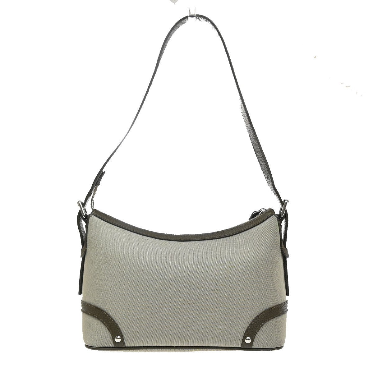 BURBERRY Logo Nova Check Shoulder Hand Bag Canvas Leather KI BE SHW 34RQ034