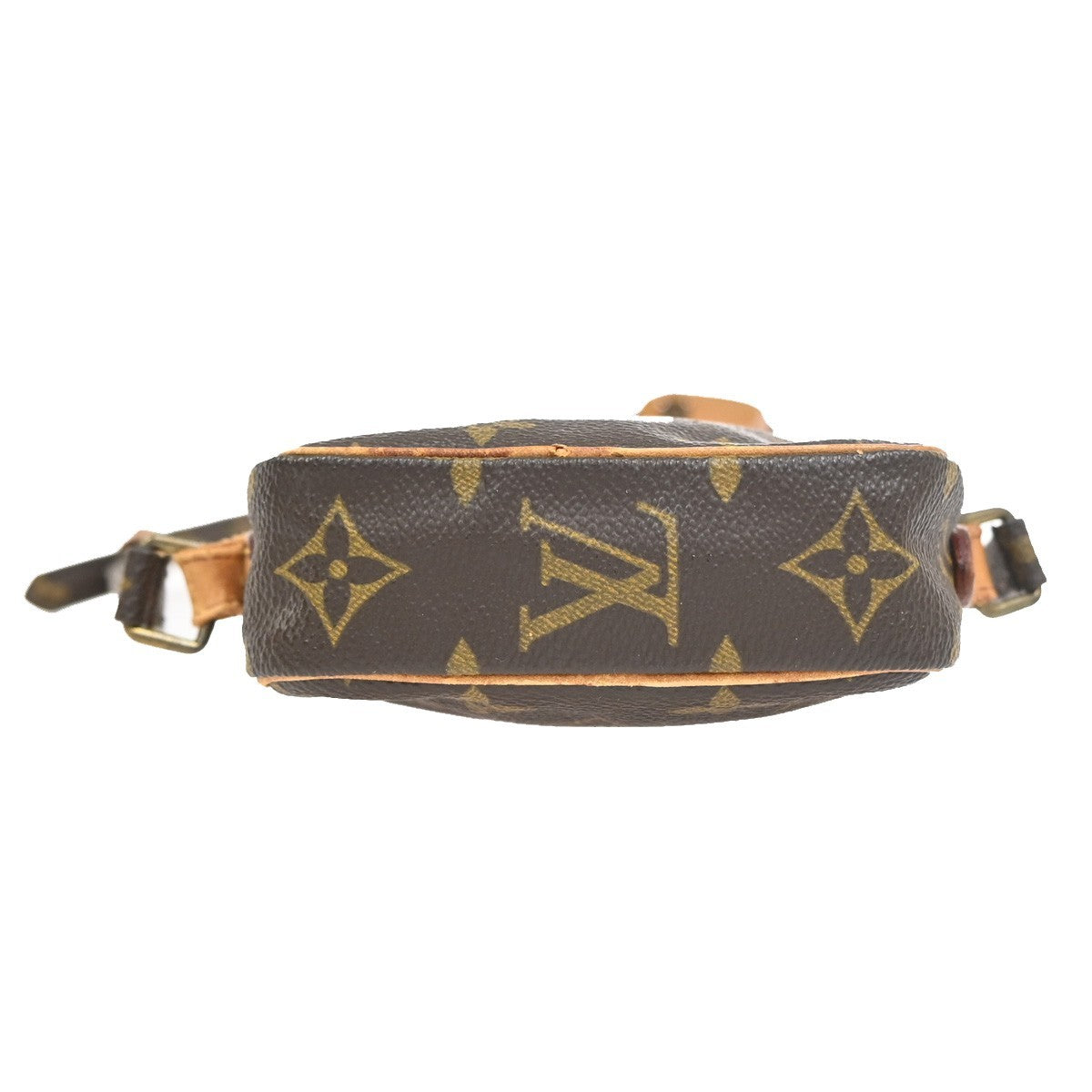 LOUIS VUITTON LV Mini Danube Shoulder Bag Monogram Leather Brown M45268 64KC840