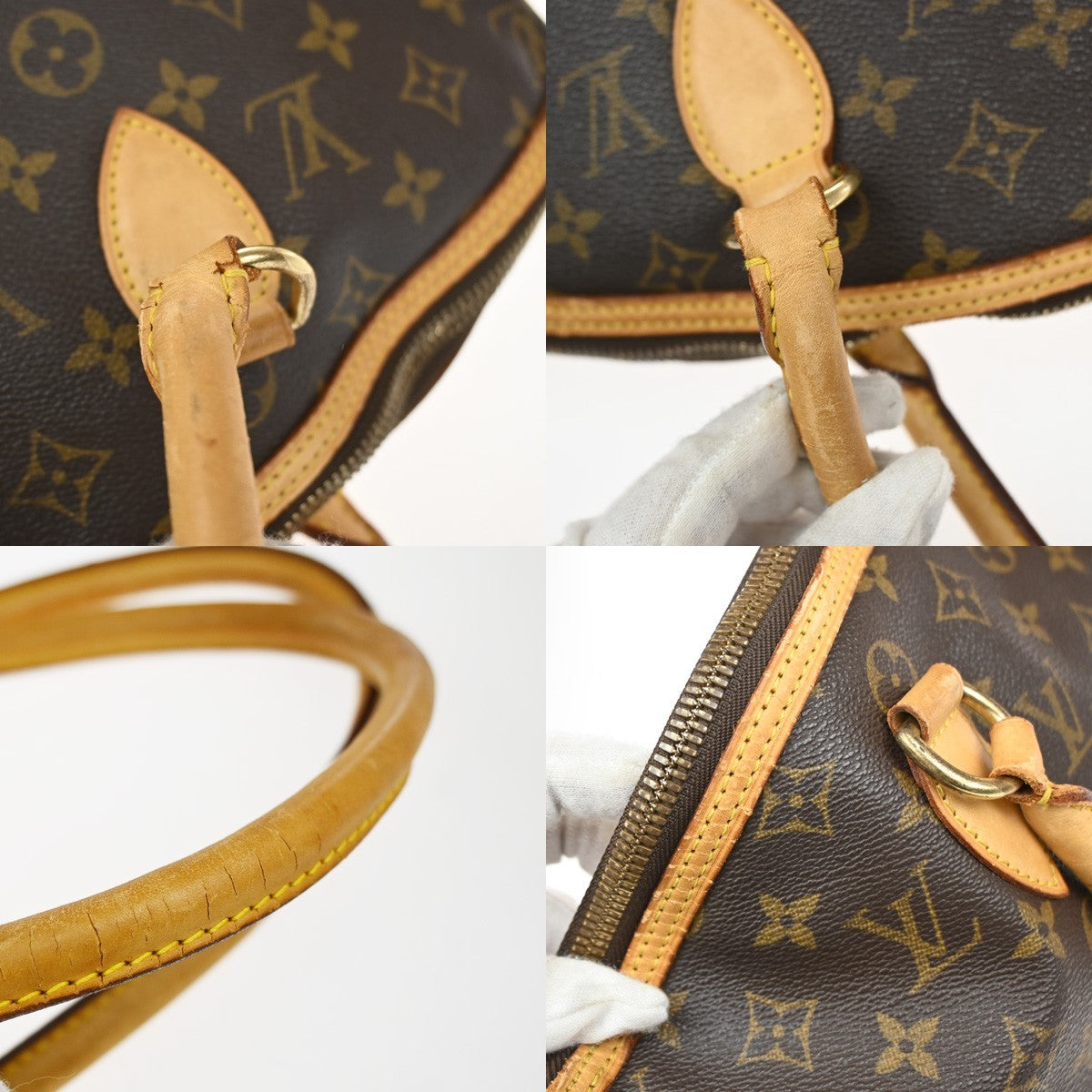 LOUIS VUITTON Lockit Horizontal Shoulder Bag Monogram Leather BN M40104 86YJ090