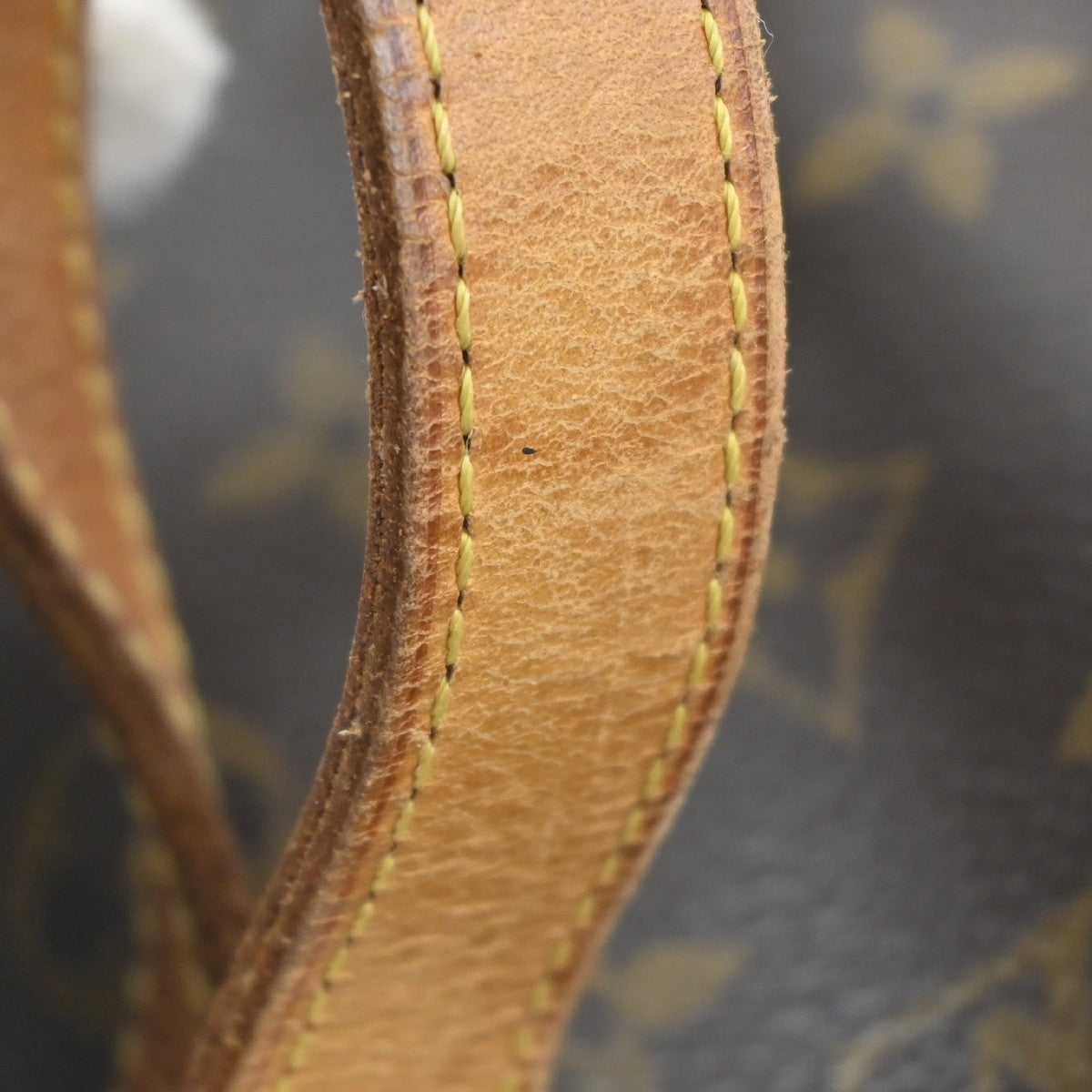 LOUIS VUITTON Cabas Piano Shoulder Bag Monogram Leather Brown USA M51148 82CA802