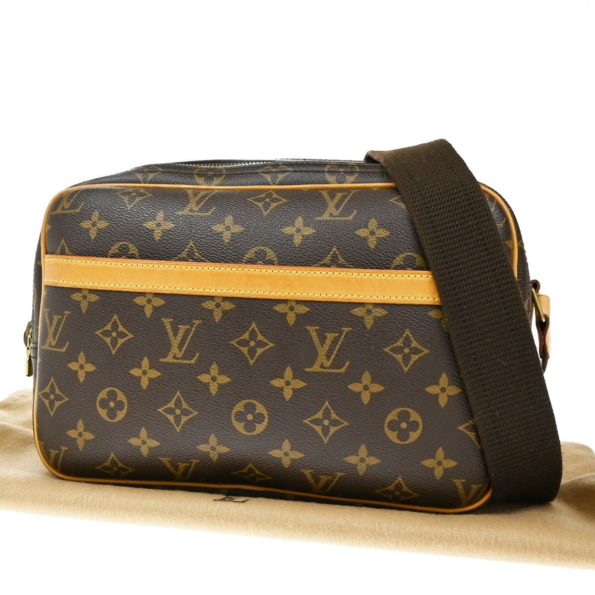 LOUIS VUITTON Reporter PM Crossbody Shoulder Bag Monogram Leather M45254 98KB397