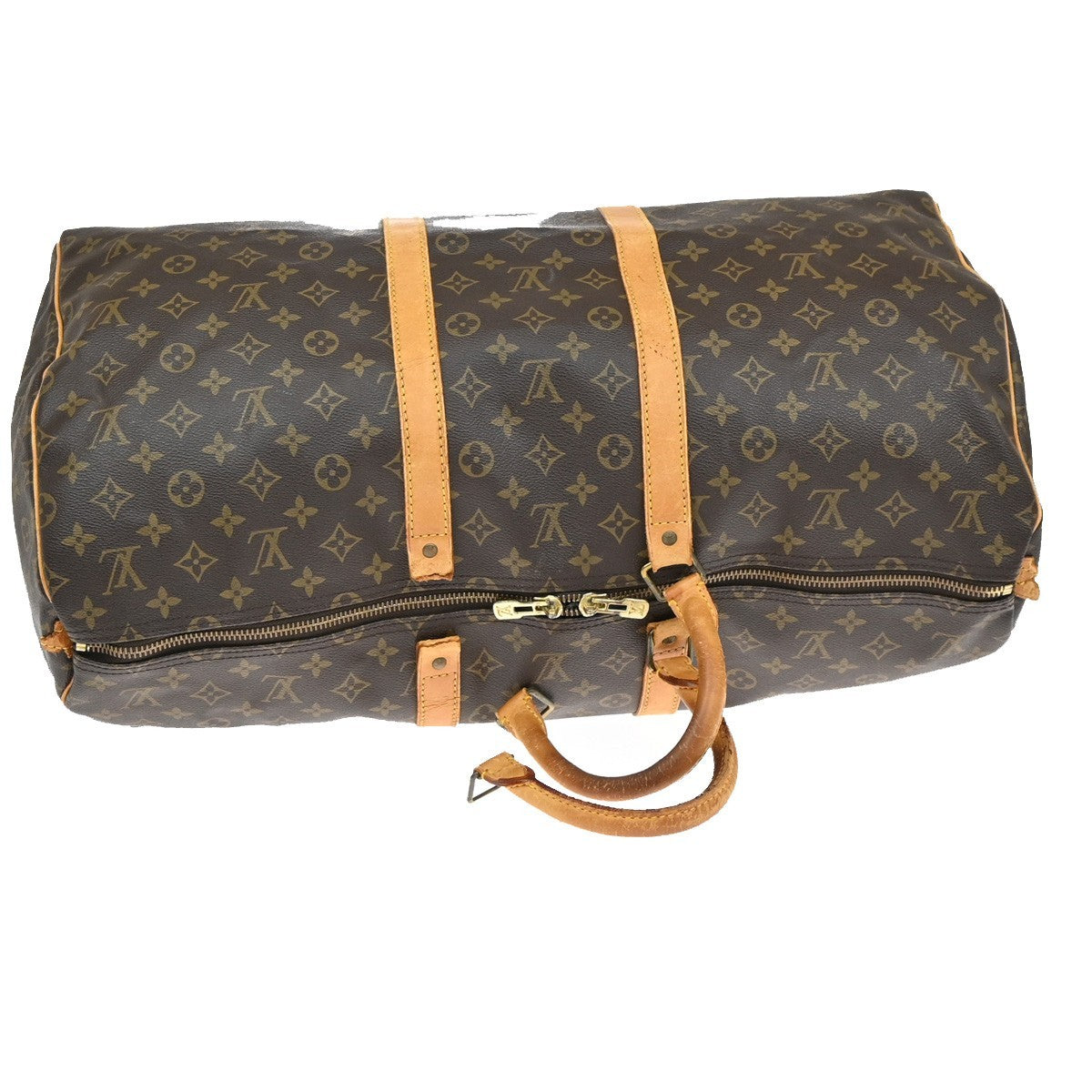 LOUIS VUITTON Keepall 55 Travel Hand Bag Monogram Leather Brown M41424 67DA057