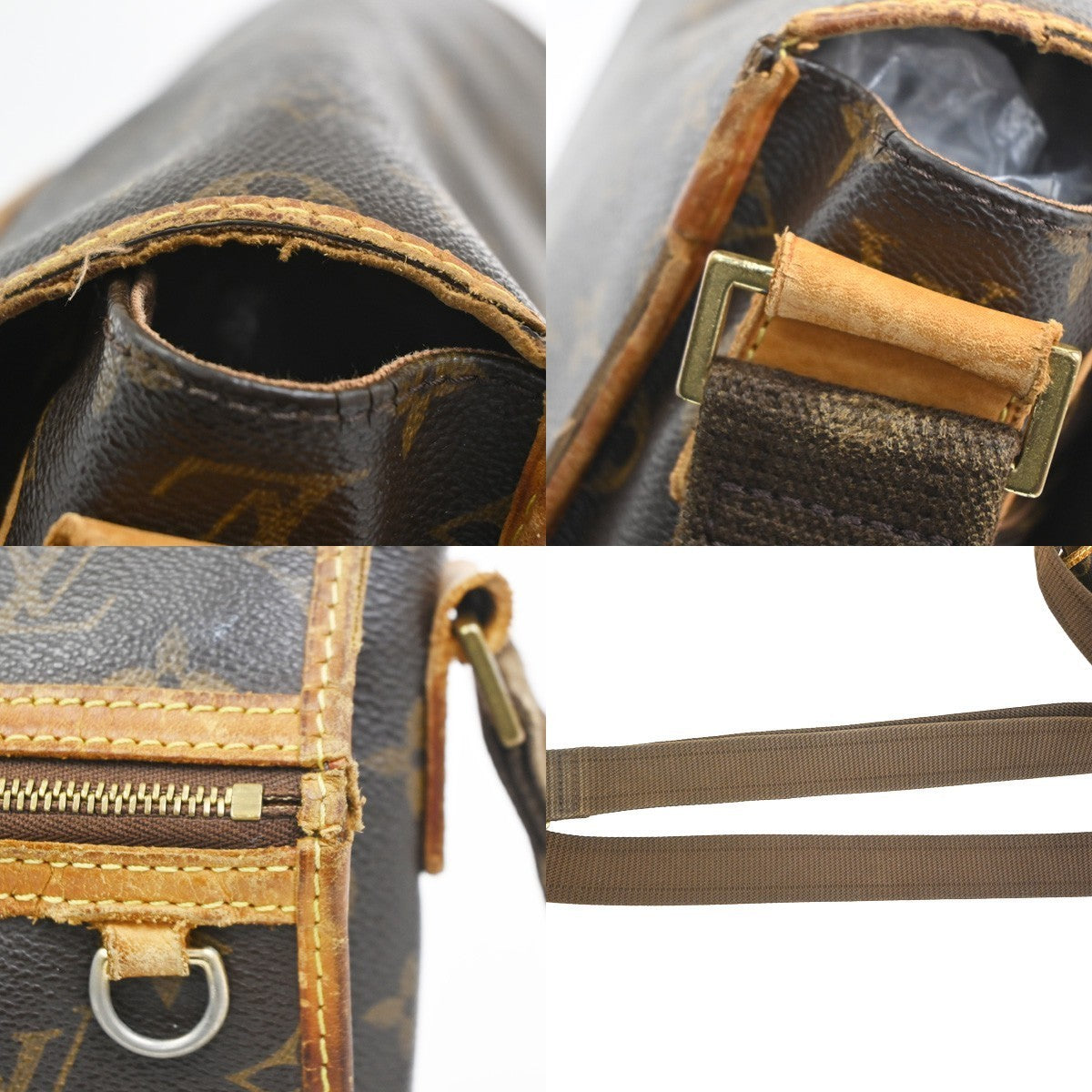 LOUIS VUITTON Messenger Bosphore PM Shoulder Bag Monogram Leather M40106 33MA388