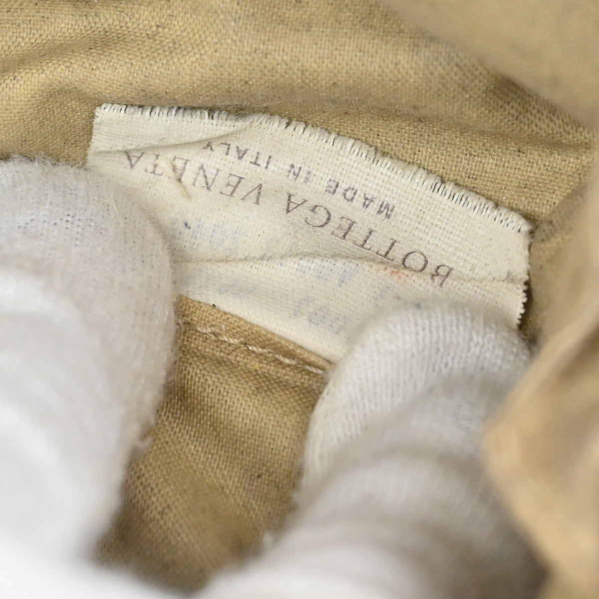 BOTTEGA VENETA Intrecciato Mini Pouch Bag Leather Brown 02EG079