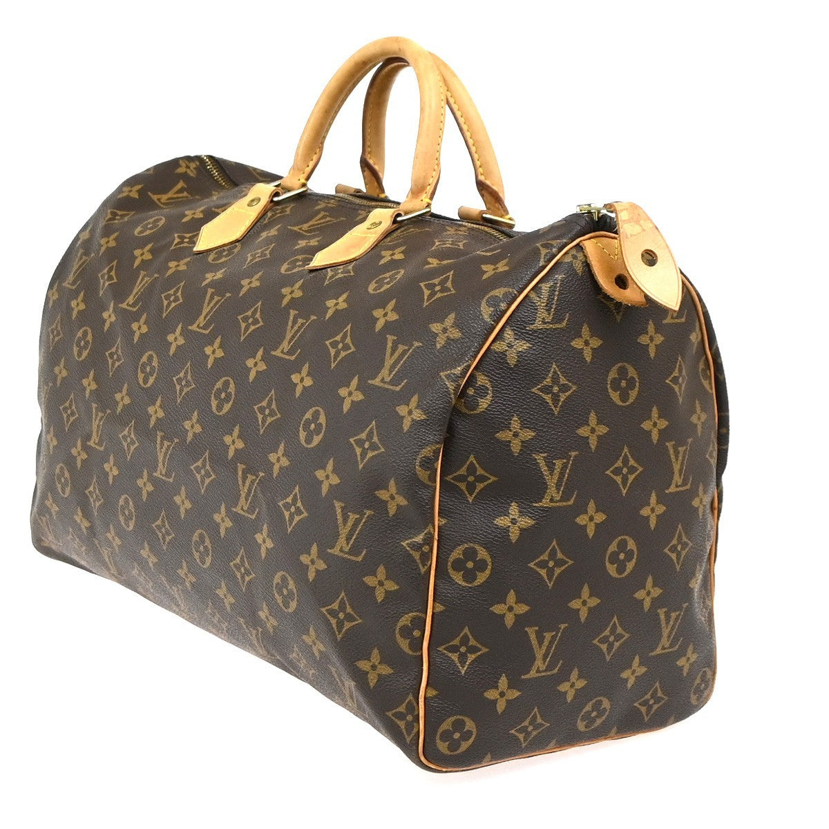LOUIS VUITTON Speedy 40 Travel Hand Bag Monogram Leather Brown M41522 99YJ003