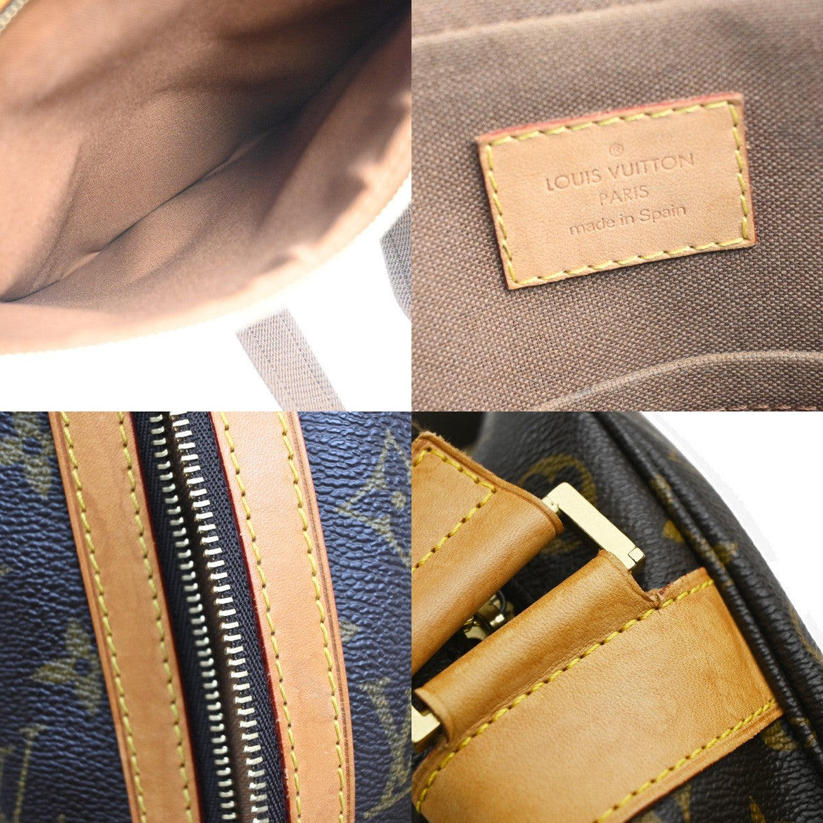 LOUIS VUITTON Sac Bosphore 2Way Hand Bag Monogram Leather Brown M40043 40MA582