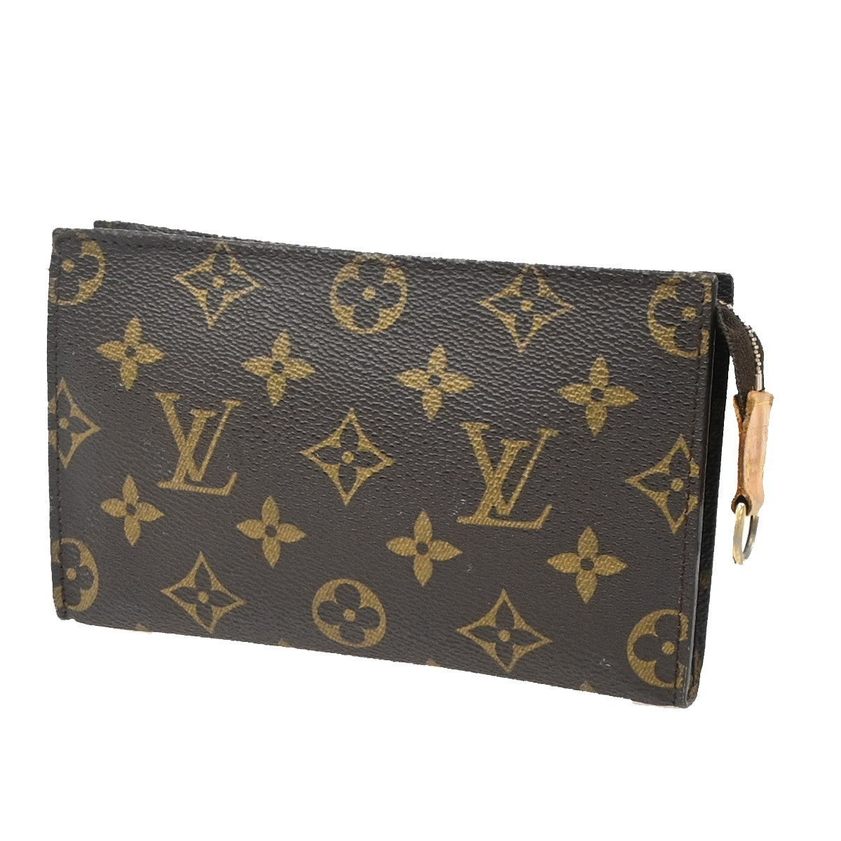 LOUIS VUITTON Poche Toilette 15 Clutch Pouch Bag Monogram Leather M47546 05KC058