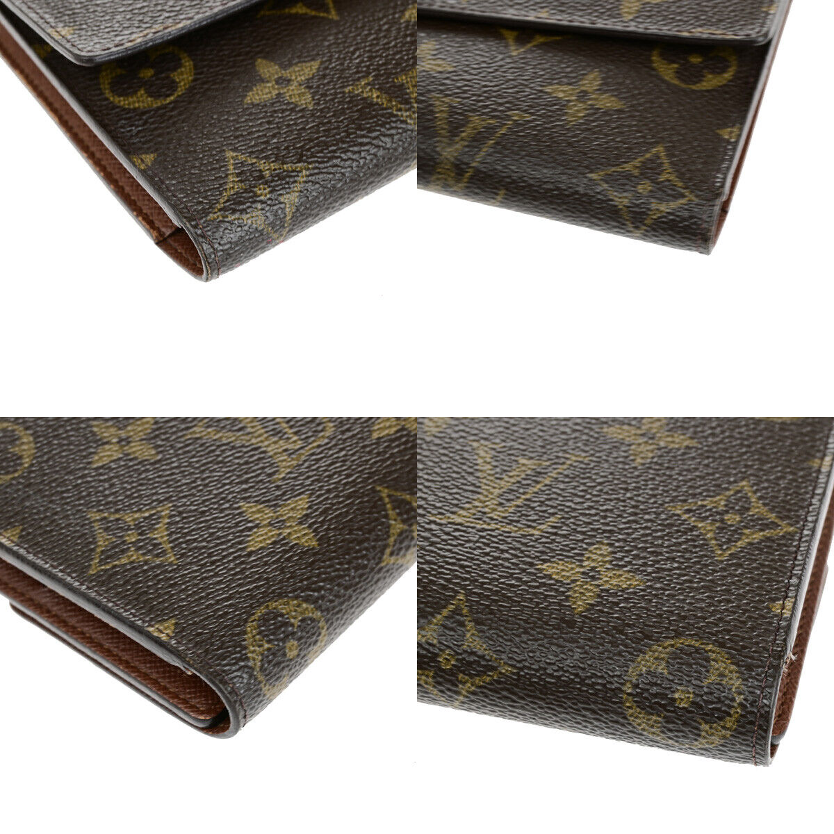 LOUIS VUITTON International Long Trifold Wallet Monogram Leather M61215 36YE962
