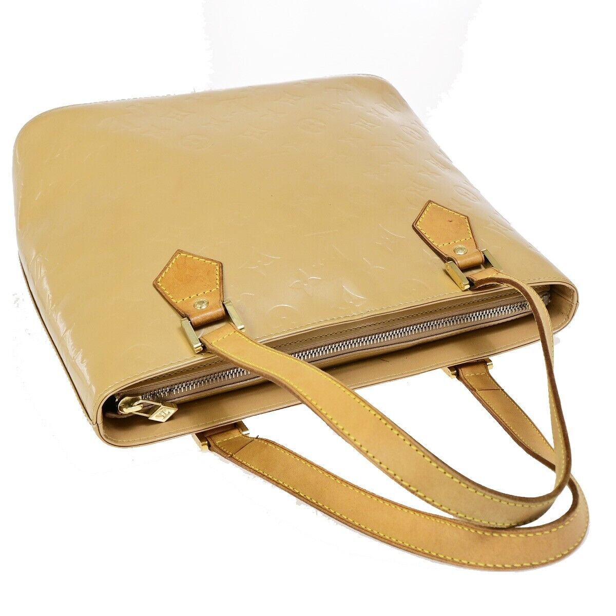 LOUIS VUITTON Houston Shoulder Bag Monogram Vernis Noisette M91340 67EB198