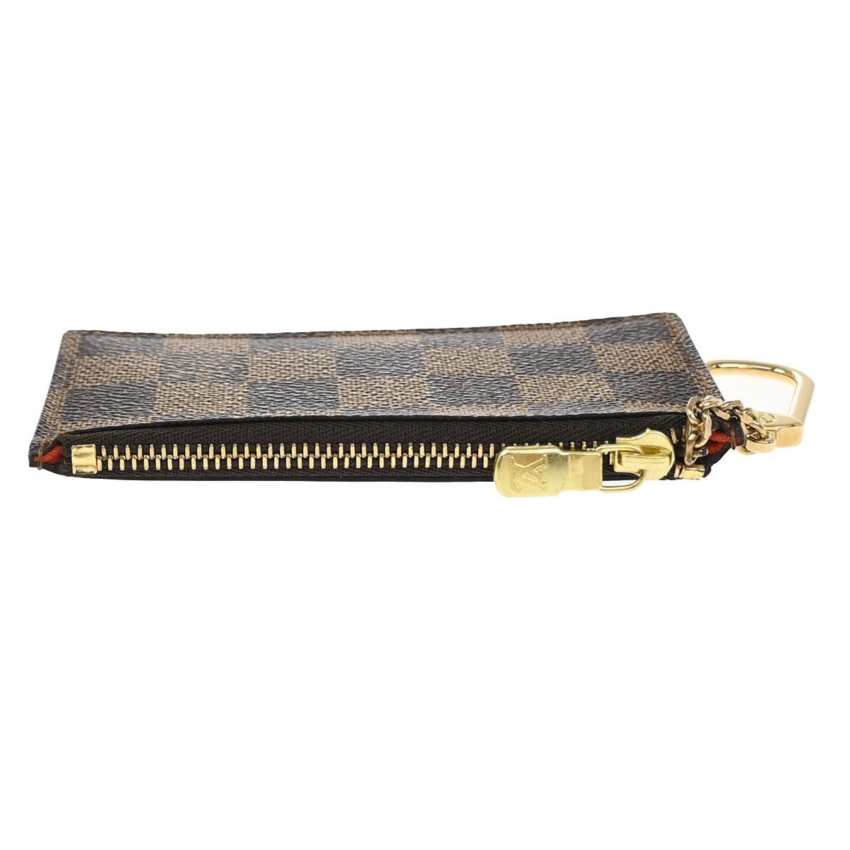 LOUIS VUITTON Pochette Cles Coin Key Case Damier Ebene Leather BN N62656 30KP022
