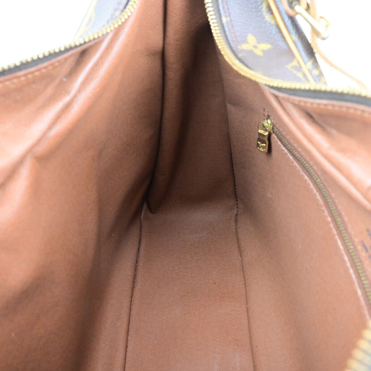 LOUIS VUITTON Boulogne 35 Shoulder Bag Monogram Leather Brown M51260 76YG593