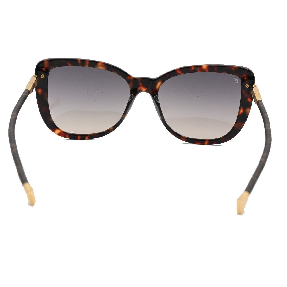 LOUIS VUITTON Charlotte SunGlasses Eye Wear Metal Plastic Gold BN Z0629E 37RL593