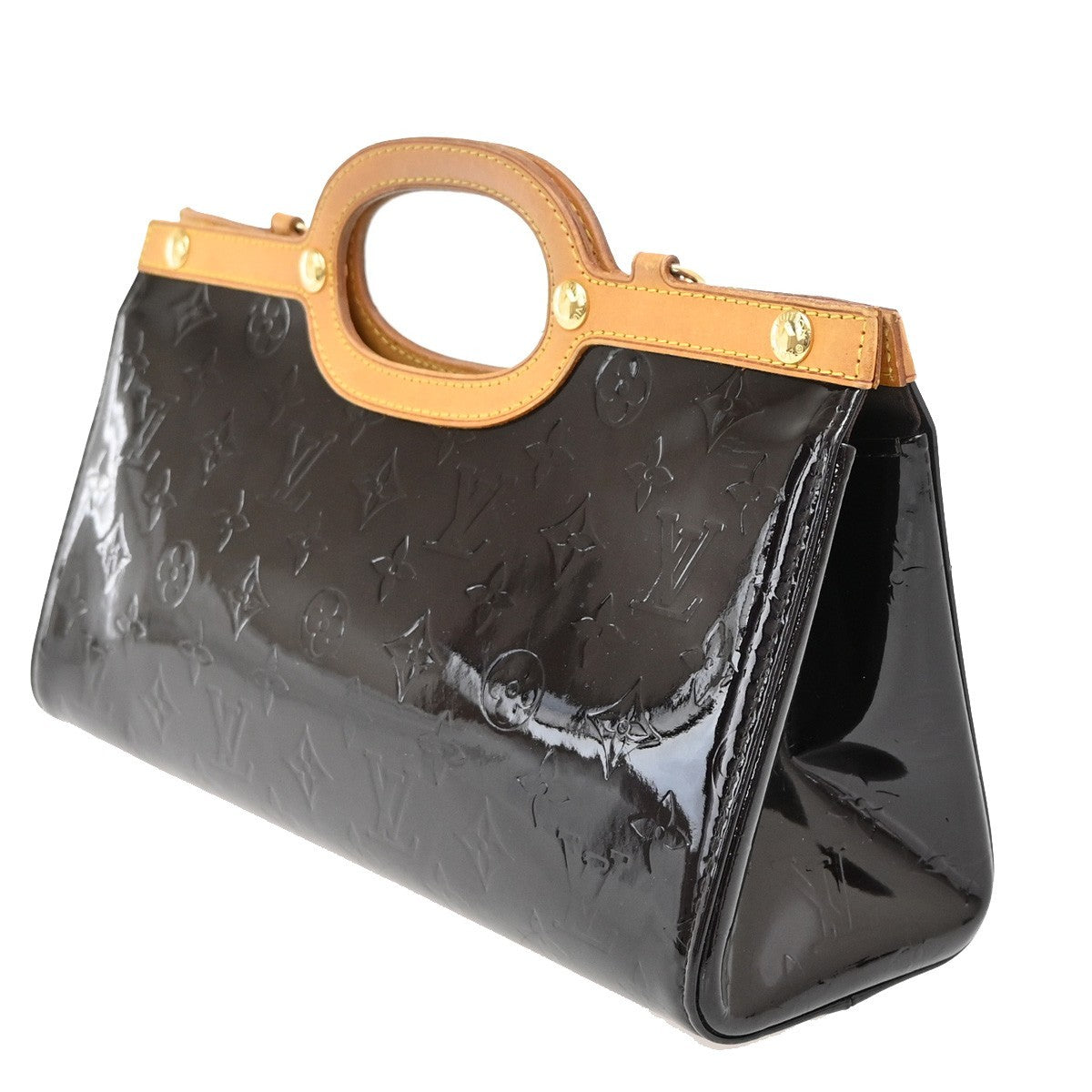 LOUIS VUITTON Roxbury Drive 2Way Hand Bag Monogram Vernis AE M91995 85KB543