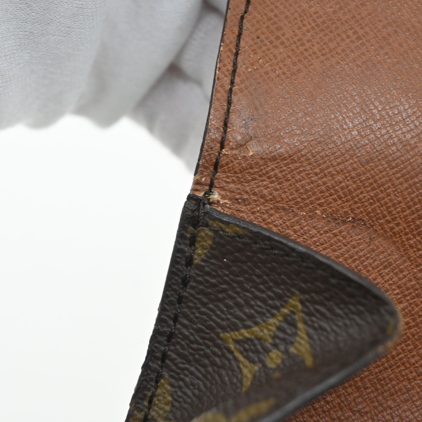 LOUIS VUITTON Mini Saint Cloud Shoulder Bag Monogram Leather BN M51244 38MA657