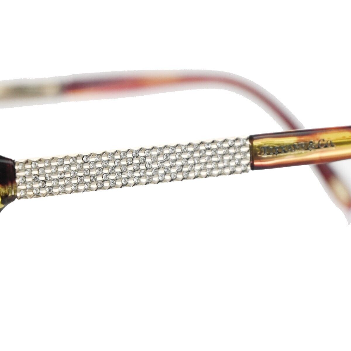 TIFFANY & CO. Logos Sunglasses Eye Were Plastic Brown TF4072-B-A Italy 60RC863